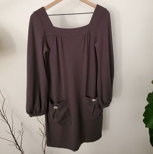 Trina Turk Charcoal Dress